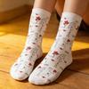 Носки на День святого Валентина, носки с рисунками нахальных грудей, эластичные забавные носки до середины икры для мужчин и женщин, подарок на День святого Валентина, годовщину для него/нее