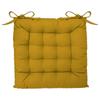 Mustard Colored Chair Cushion 38x38cm