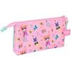 Trousse Triple - SAFTA - Superkitties - Confortable - Polyvalente - Pour Enfants Scolaires
