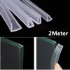 U-Shaped Rubber Shower Door Sealing Tape Edge Guard Strip Glass Protector Trim Edge Banding Tape