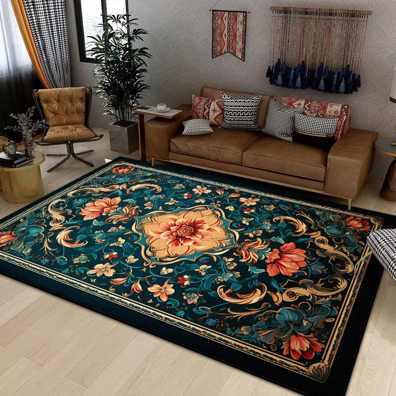 Ретро Персидские Ковры для Гостиной Большие Ковры для Большой Площади Домашний Декор Прихожая Бохо Ковер Марокканская Спальня Прикроватный Коврик Роскошь