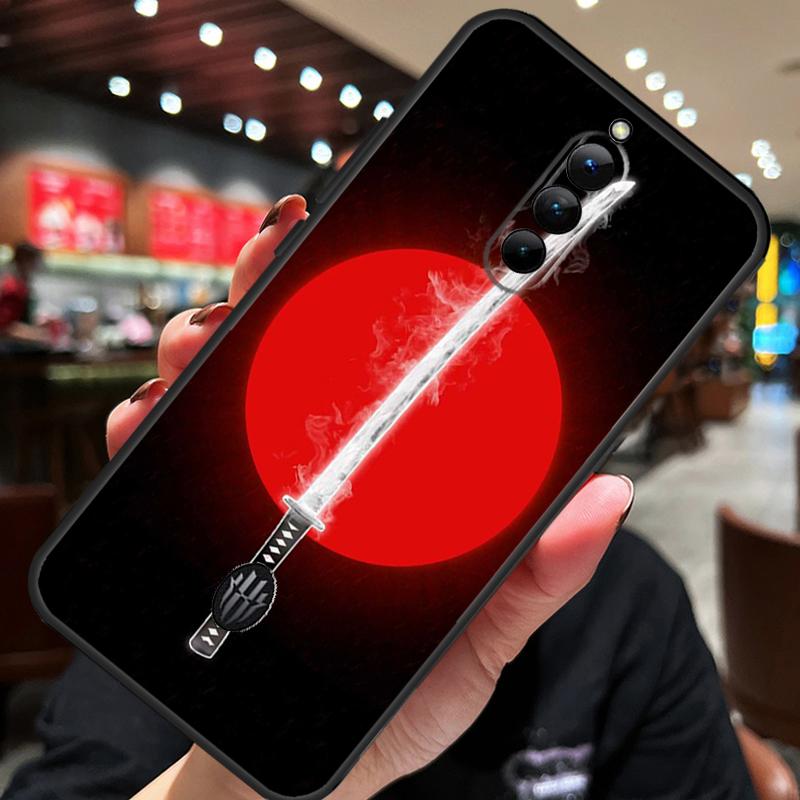 Чехол-катана для самурая для ZTE Nubia Red Magic 8S 9S 10S 8 9 10 Pro Plus 6S 7S 6 7 Pro 5G 6R 11 Pro Plus