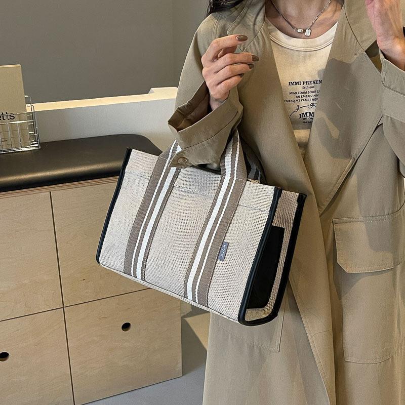 Canvas Tote Bag for Women In New Vintage Handbag for Class Commuting Crossbody Bag Shoulder Bag
