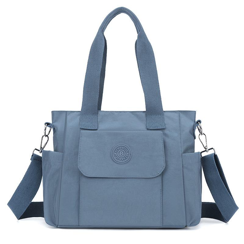 Women's Bag Shoulder Mother Bag Summer New Lightweight Nylon Cloth Printed Bag Fashion Messenger Handbag