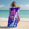 Personalized customized proof beach towel with Kpop Demon Hunters pattern - soft, absorbent,quick-drying,perfect swimming,camping&bathing