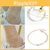 Women Ankle Zirconia Simple Fashion Jewelry Versatile Accessory Girl Chain Gifts