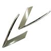 1 Pair Chrome Front Head Light Eyebrow Cover Trim For Cadillac XT5 2016- 2023