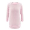 Женская мода Зимний свитер с круглым вырезом из смеси хлопка повседневные плюшевые платья