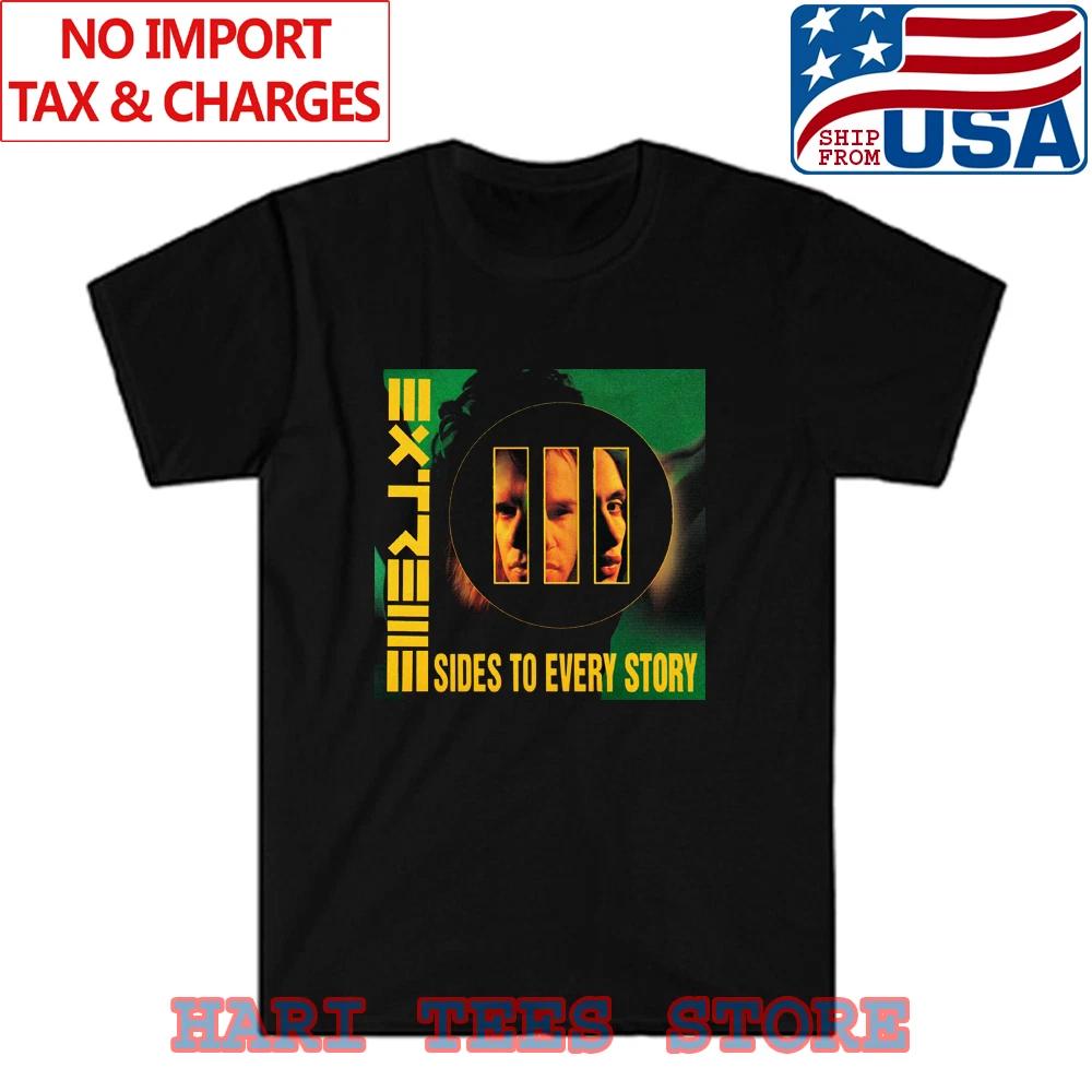 Extreme Sides to Every Story Men's Black Size S to 5XL