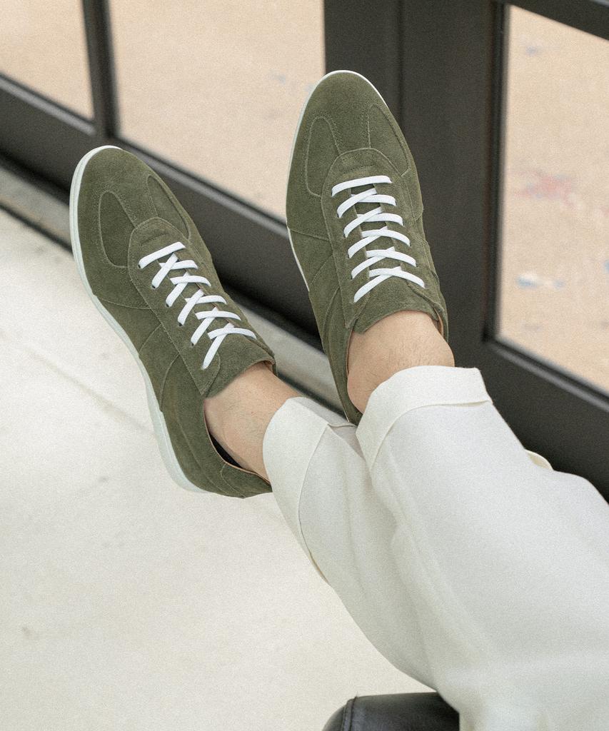 Allclassic Alc4414W Resort German Sneakers_Kakhi Suede