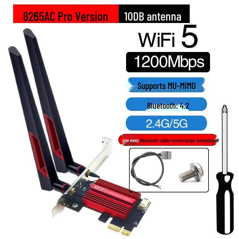 NFA765 Dual-Band AX6000 WiFi 6E & Bluetooth 5.2 Desktop PCIe Wireless Network Card