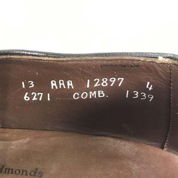 Винтажные туфли Allen Edmonds McAllister Full Brogue Wingtip 80-90-х годов, размер 13AAA 27.0-28.5см, бордовый(ИСПОЛЬЗОВАЛ)