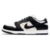 Supreme x Dunk Low OG SB QS Черные Унисекс Кроссовки Белые Металлик-Золотой DH3228-102