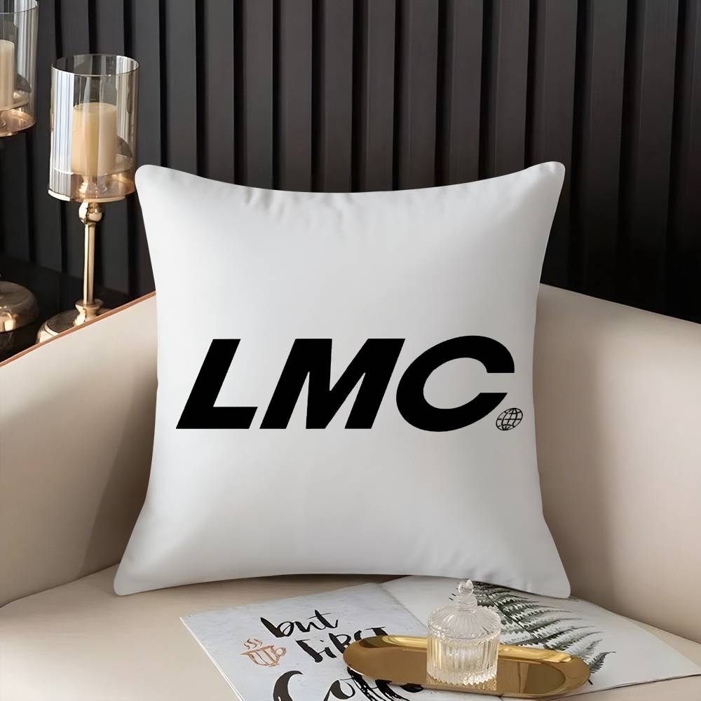 Классический корейский бренд L-Lmc Наволочка для дома, общежития, спинки стула, короткий плюш, двусторонняя печать, подушка для офисного сна