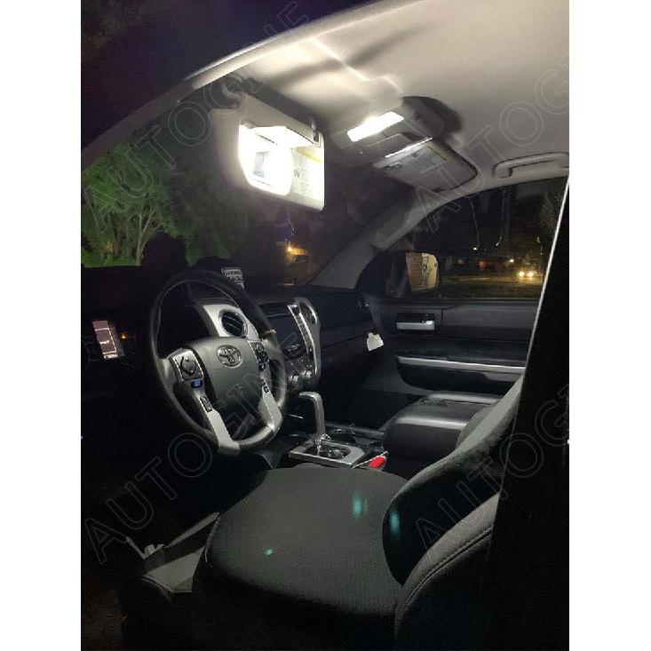 Super Bright 6000K White LED Interior Light Bulbs Kit Package for 2007- Toyota Tundra + tall Tool