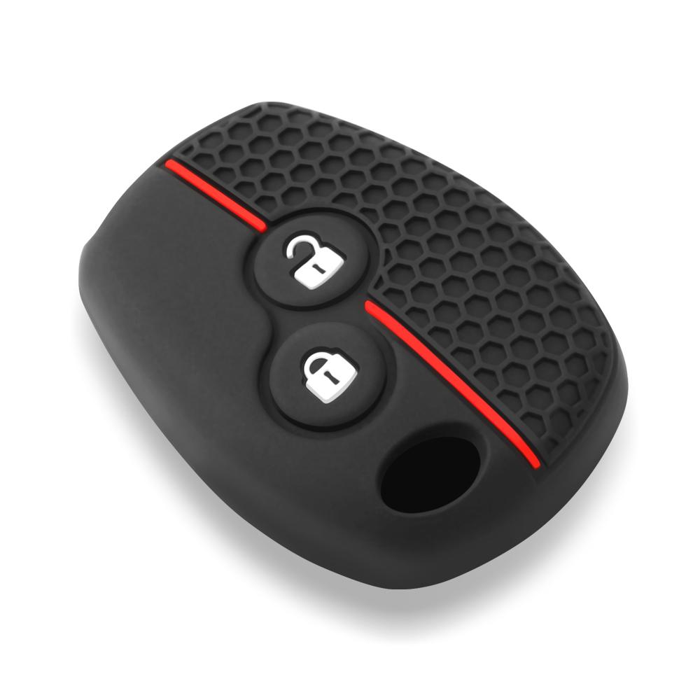 Silicone Car Key Case Cover 2 Buttons For Renault Kangoo DACIA Scenic Megane Sandero Captur Twingo Modus