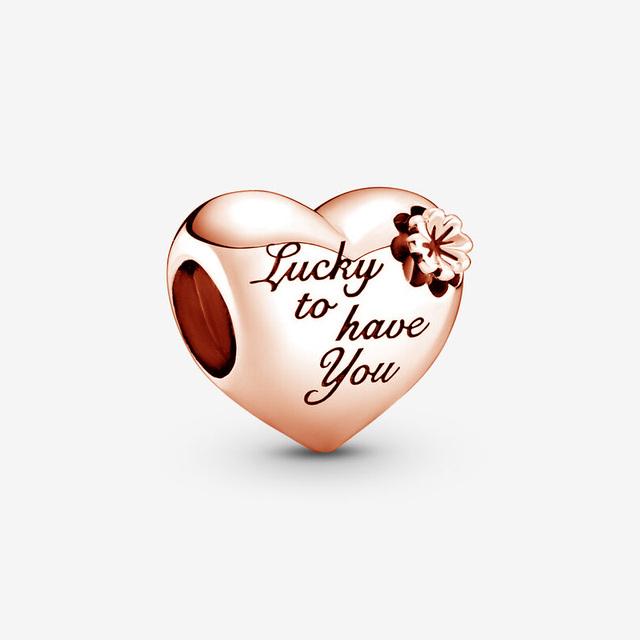 Аксессуары ко Дню матери, стерлингового серебра 925 пробы, бусины, подвески в форме сердца для мамы, подходят оригинальные браслеты, женские ювелирные изделия, подарок