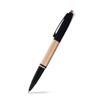 Cross Calais Brushed Rose Gold and Black Lacquer Rollerball Pen
