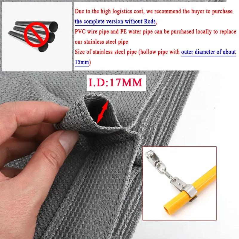 Волнообразная выдвижная солнцезащитная сетка Телескопический тент Навес для улицы Парус от солнца Садовые солнцезащитные сетки Навес для бассейна