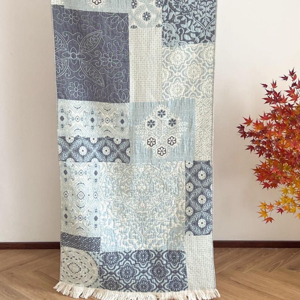 Multi-Layer Gauze Cotton Bath Towel Soft And Comfortable Beach Towel Ethnic Style Sun God Skin-Friendly Water Absorption