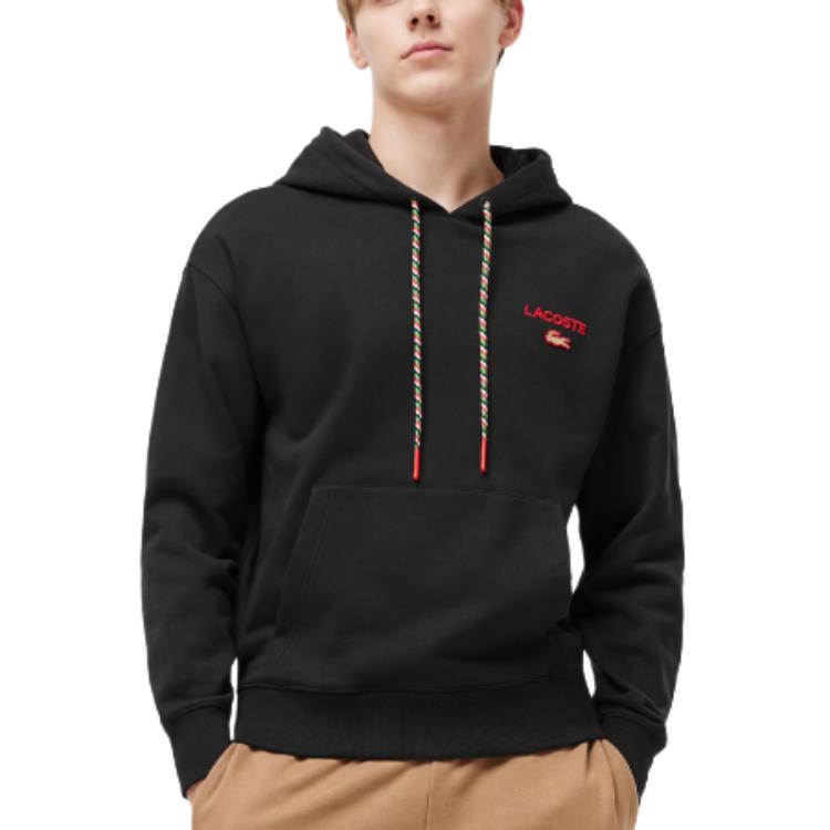 LACOSTE Blessing Snake Spring Festival Collection Sweatshirt Unisex Black SH5344-031