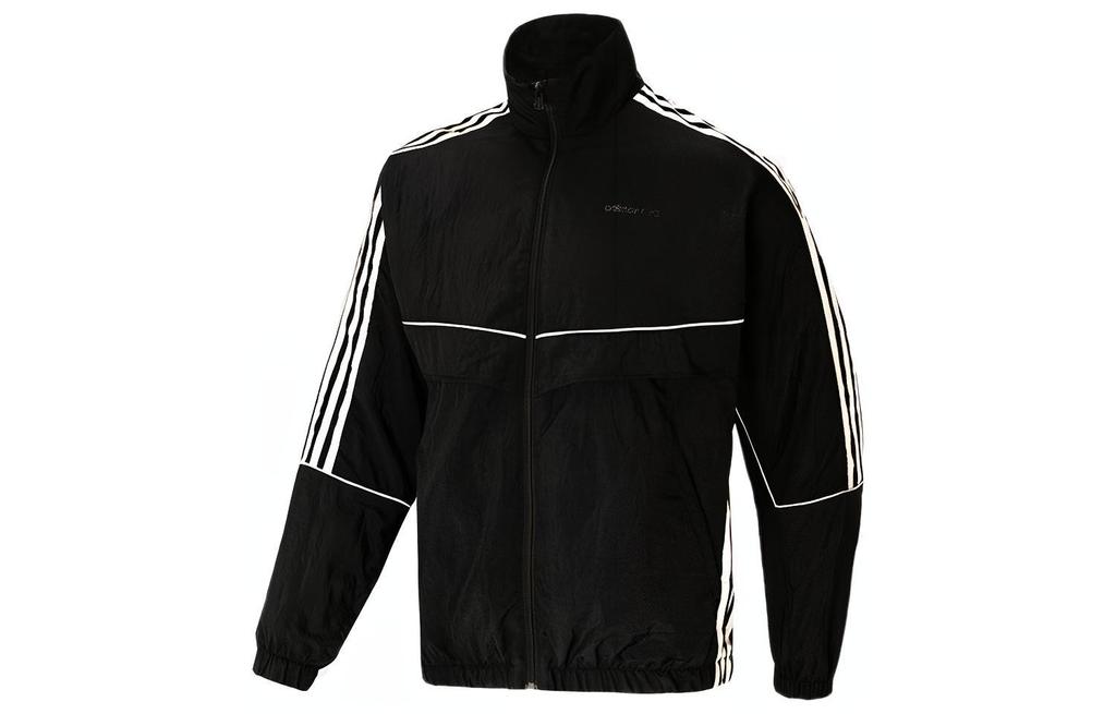 Adidas Neo Jackets Men's Black Stand Collar Moderate Other H59454