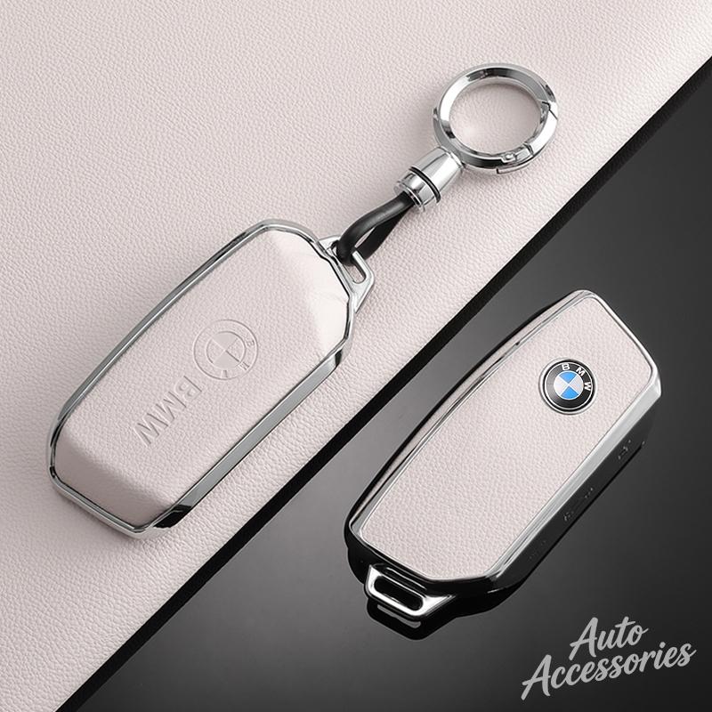 TPU Alloy Car Key Case Cover Protection Shell Keychain For BMW 2 4 5 7 Series IX XM X3 X4 X5 X6 X7 I5 I7 IX1 IX2 M5 XM X5M X6M REW6