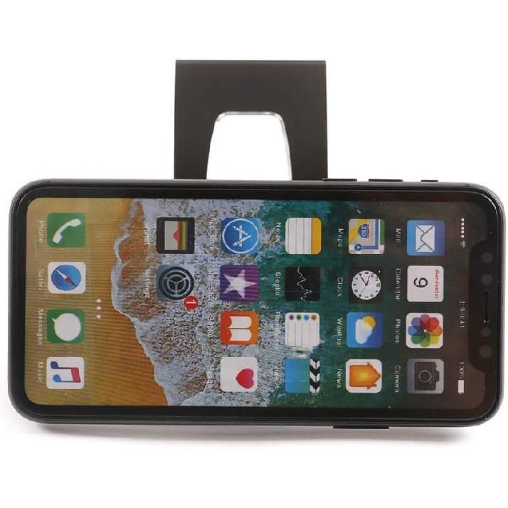 3 Colors Alumium Alloy Mobile Phone Holder Car Center Console Air Vent Cell Phone Mount Trim for BMW X5 E70 2007-2013 BMW X6 E71 2008-2014 (Black)