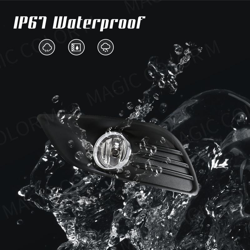 Для Ford Focus Focus 2 MK2 2009 2010 2011 Противотуманные фары LED DRL Дневные ходовые огни Галогенные автомобильные фары Автомобильные аксессуары 12 В