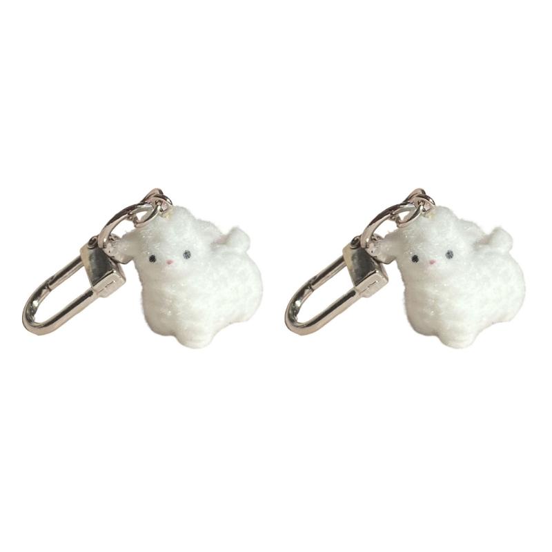 Fashionable Playful Alpacas Keychain Craft from Sturdy Resin Materials Portable for Personalize Accessories Fan