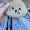 Кошелек для монет в виде медведя с перекрученным ртом, на молнии, плюшевый маленький кошелек, студенческая сумка, подвеска, симпатичная переносная сумка для хранения мелких предметов в стиле меньшинства