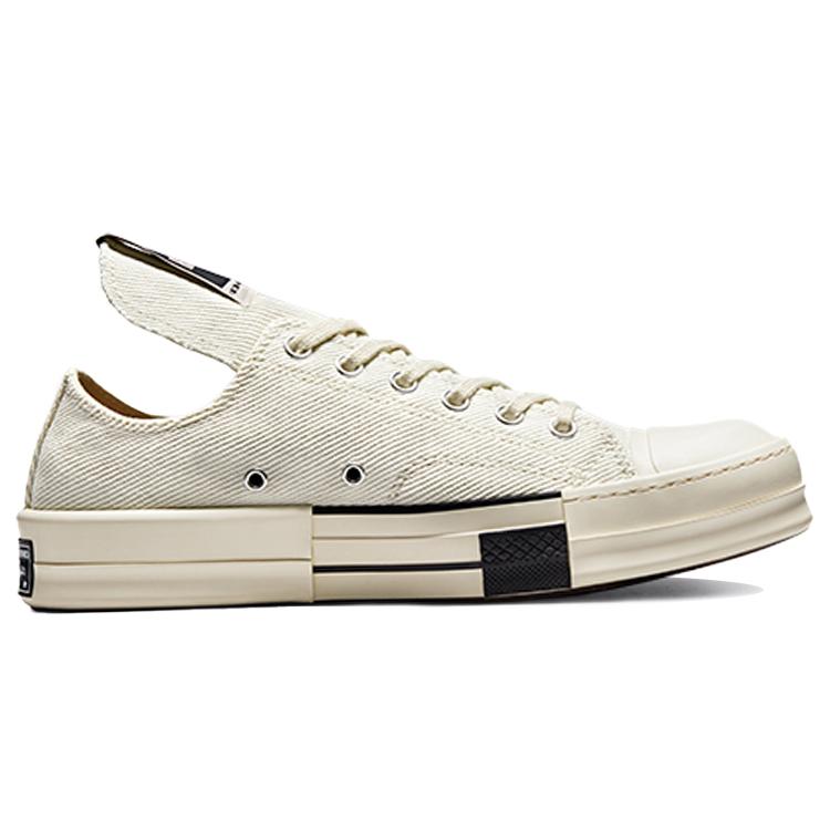 Кеды Chuck 70 Rick Owens x Drkshdw Drkstar Converse Низкие 'Egret' A00134C
