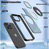 Magnetic Mobile Phone Case with Ring Kickstand for iPhone 15 14 Pro Max Case 13 12 11 Plus Matte Cases Shockproof Stand Cover