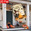 2D Flat, 2D Flat - 2D Flat Bonfire Baking Biscuits Double Garden Flag 1-28X40 Inch Outdoor Garden Flag Double-Sided Home Decoration Courtyard Decorati