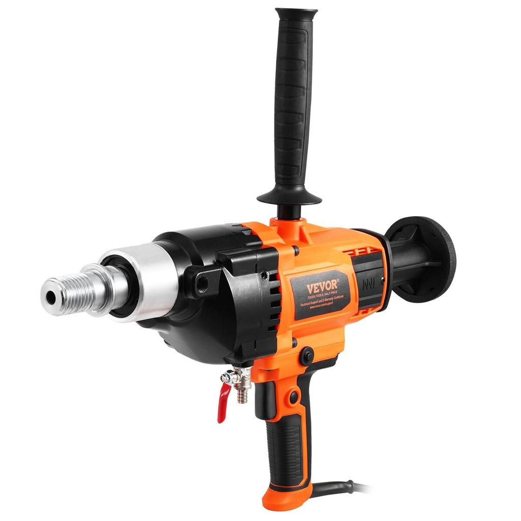 Core Drill Machine 0.8-7.1in Dia 2600W Handheld Core Drill Rig for Mixing