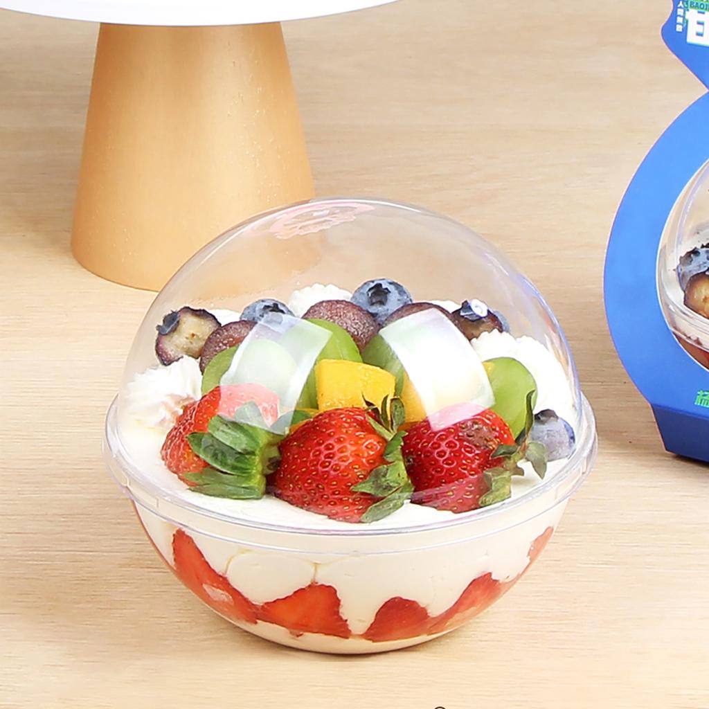 10 ШТ.-коробка для упаковки торта, хрустальный мусс, десерт в виде шара, креативная коробка для выпечки торта