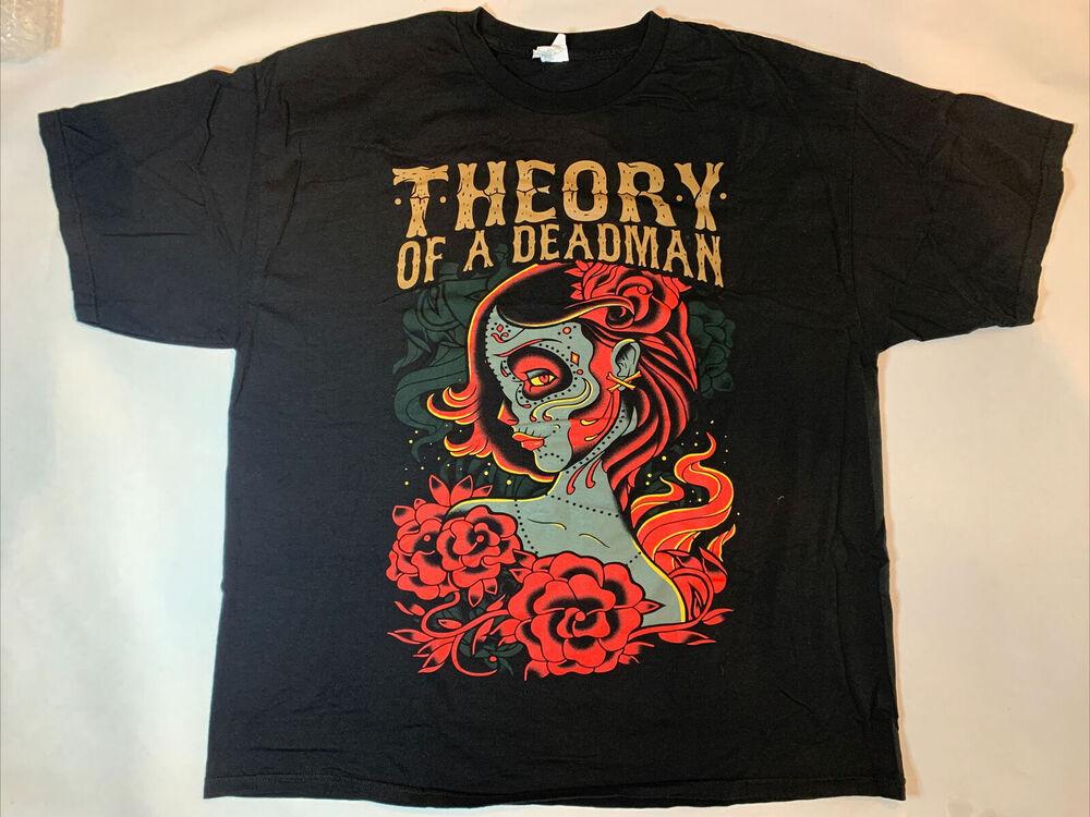 Theory of a Deadman Savages Осенний Тур Черный Размер S M L XL - 5XL Футболка Унисекс