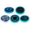 LED Light Up Car Coasters Cup Mat USB Charging Drink Holders with 7 Color Option Suitable for Atmosphere Night Driving