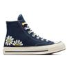 Converse Высокие женские кроссовки Chuck 70 с цветочным принтом Blue Navy Egret A08108C