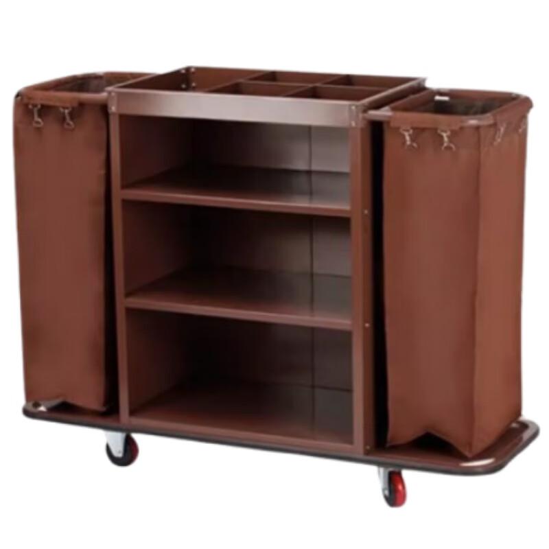 Yingbai Industrial Style Double-Sided Hotel Service Cart