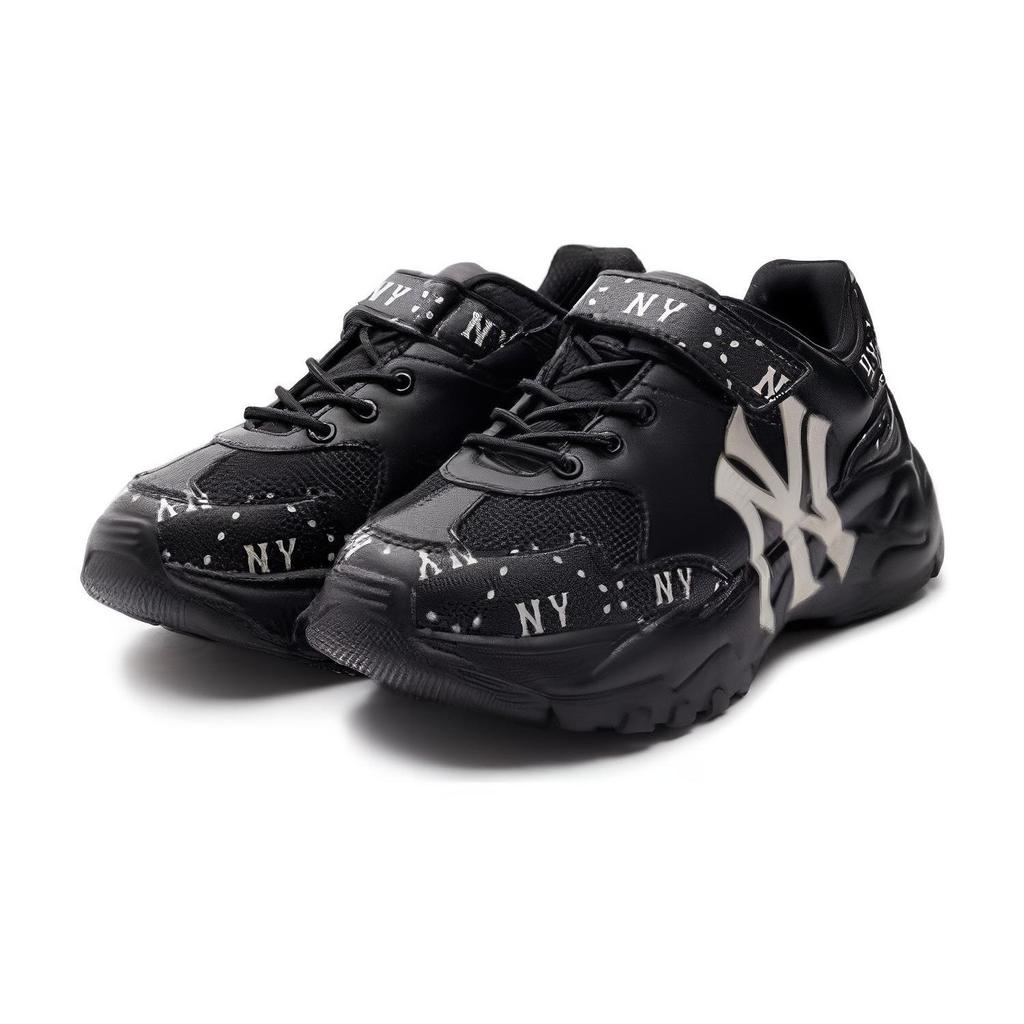 MLB Big Ball Chunky Versatile Daily Easy Comfortable Durable Low-Top Casual Shoes Kids sneaker Black 7ASHJM33N-50BKS
