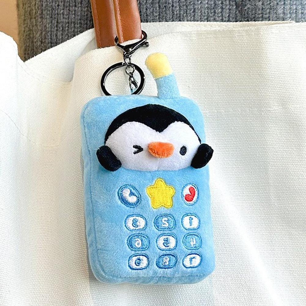 Забавный брелок-пингвин для телефона Мультяшная мягкая игрушка пингвин Рождественский подарок