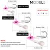 5 шт. Джиг-головки 7,5 г 10,5 г 15 г Рыболовные приманки Тонущие Вращающиеся Блестки Металлические Блесны Рыболовные Крючки Джиги Крючки Приманки Снасти
