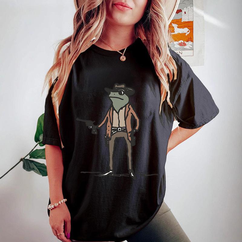 You Just Yeed Your Last Haw Printed Trendy High Street Fashion Хлопок Женские свободные футболки Женские
