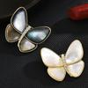 Simple, Fashionable And Luxurious, Breaking The Cocoon Into A Butterfly Brooch, Zircon High-End Natural Fritillary Brooch, Female