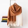 Morandi Color Scarf Shawl Solid Color Cashmere Feel Long Winter Wrap Luxury Soft Fashion Gift Lightweight Women’s Neck Scarf