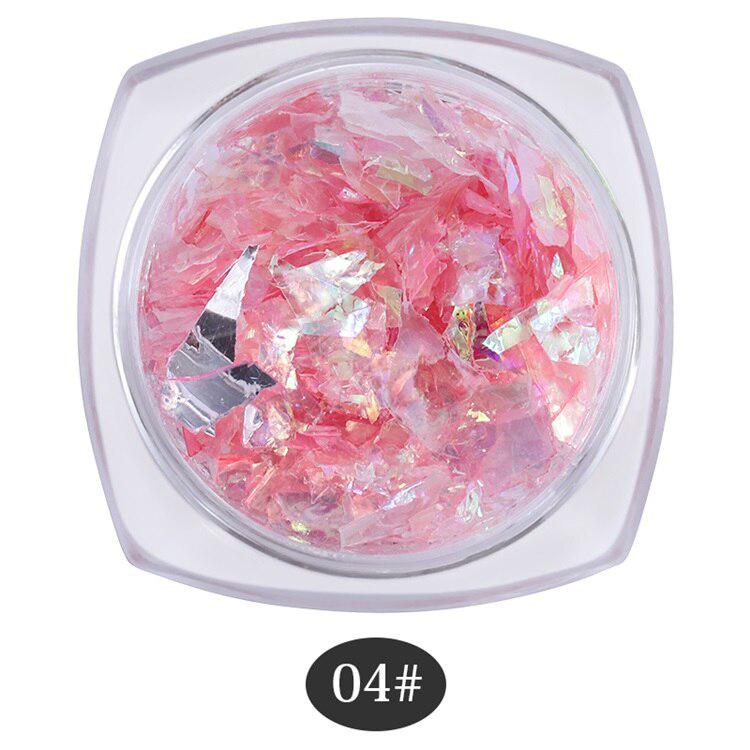 12 Color Irregular Shell Paper Nail Art Glitter Nail Sticker Small Sequin Decoration Tool