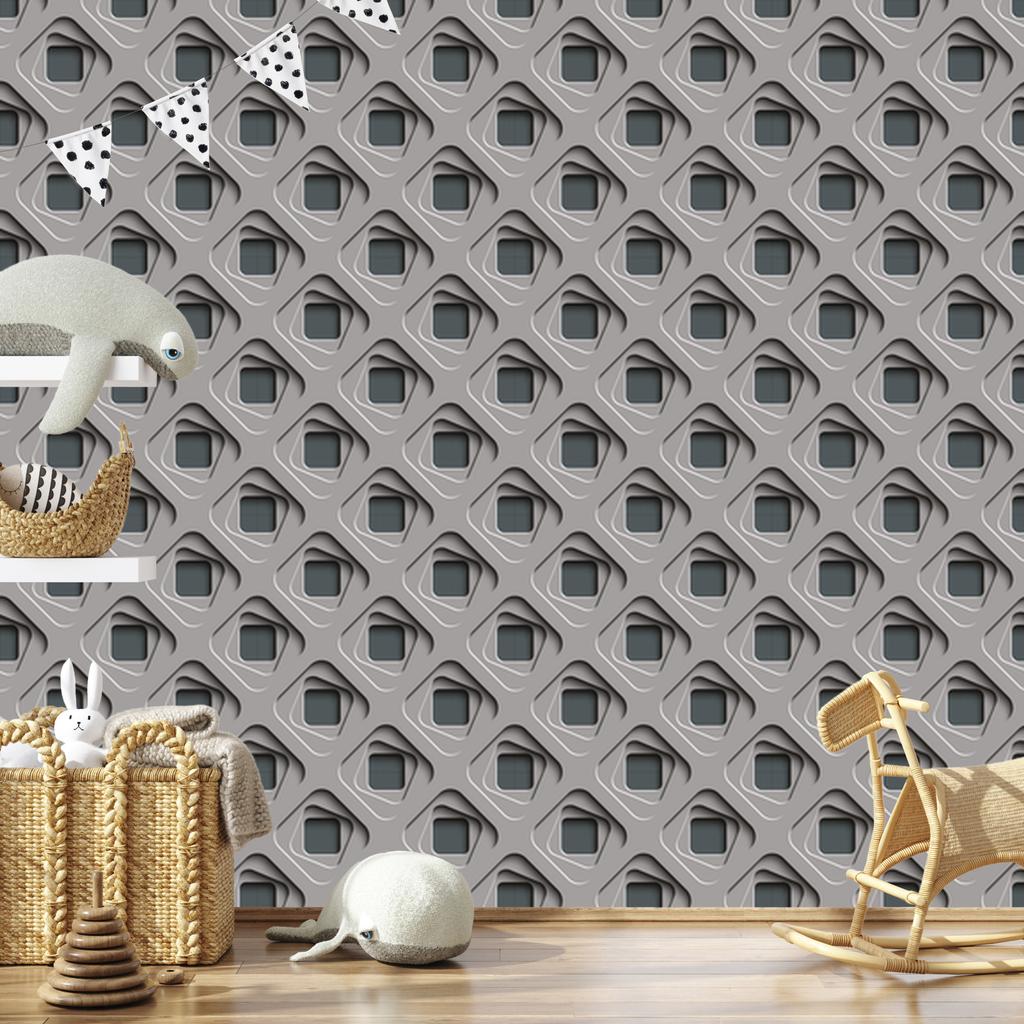 3D Wallpaper Abstract Geometric Pattern for Living Room and Bedroom 50x1000