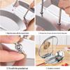 Stainless Steel Pot Lid & Spoon Rack with Drip Tray - Removable, No-Drill Kitchen Storage