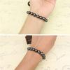 Weight Loss Round Black Stone Bracelet Health Care Magnetic Therapy Bracelet